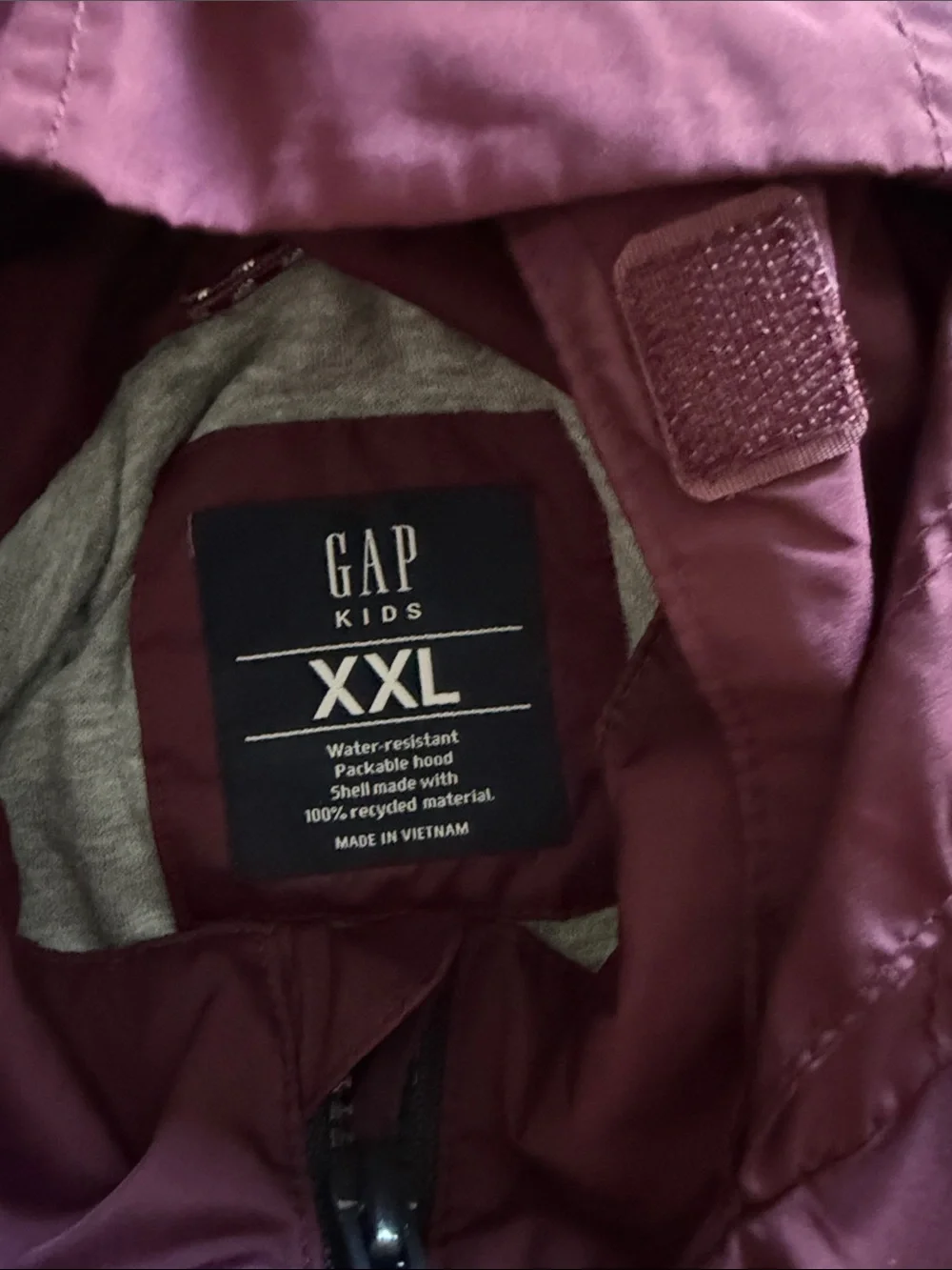 GAP Kids Windbreaker Jacket - Burgundy